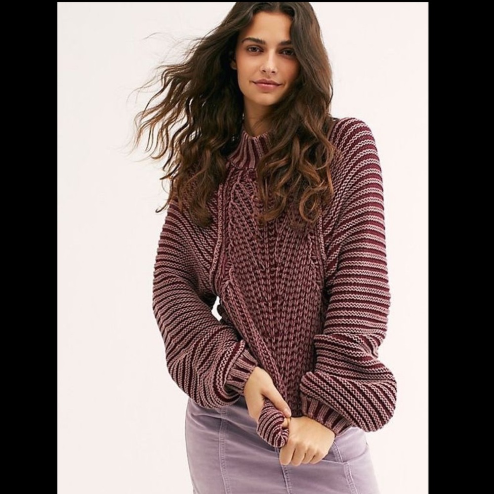 Free People sweetheart sweater